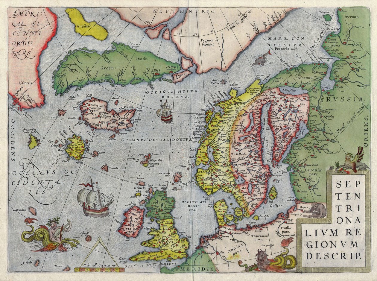 Beschreibung der nördlichen Regionen von Abraham Ortelius