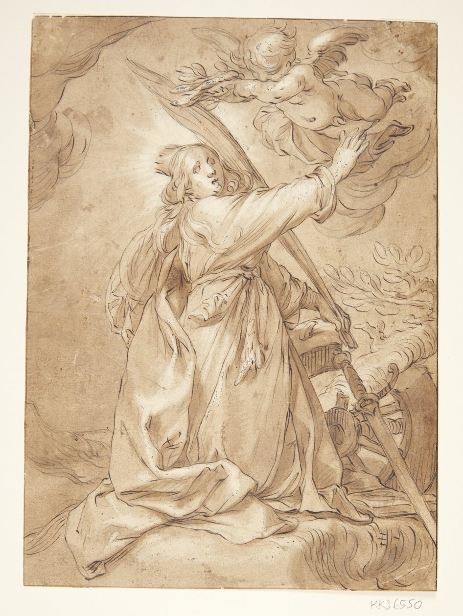 Katharina als Märtyrerin von Abraham Bloemaert