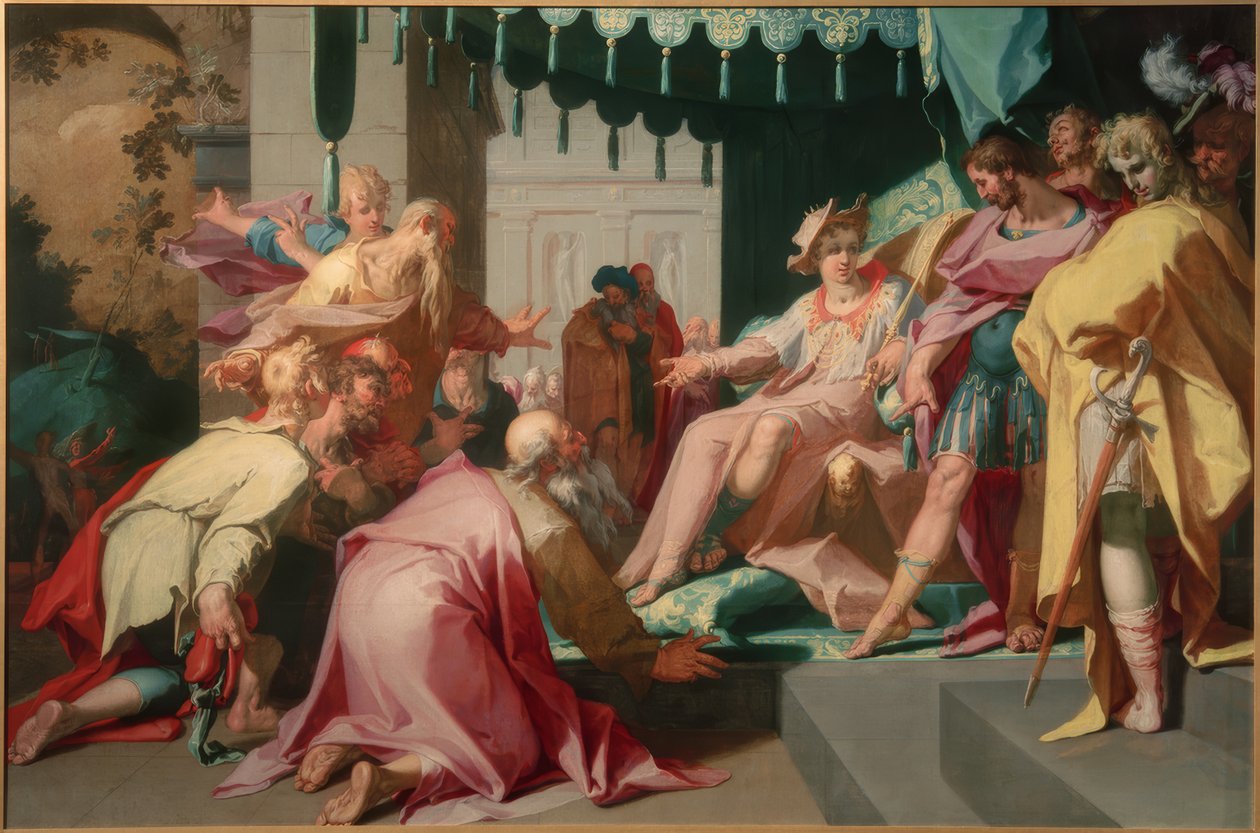 Josef und seine Brüder von Abraham Bloemaert