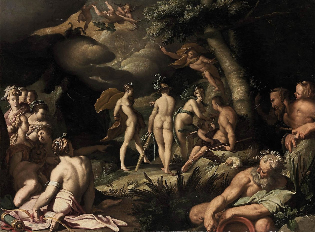 Das Urteil des Paris von Abraham Bloemaert