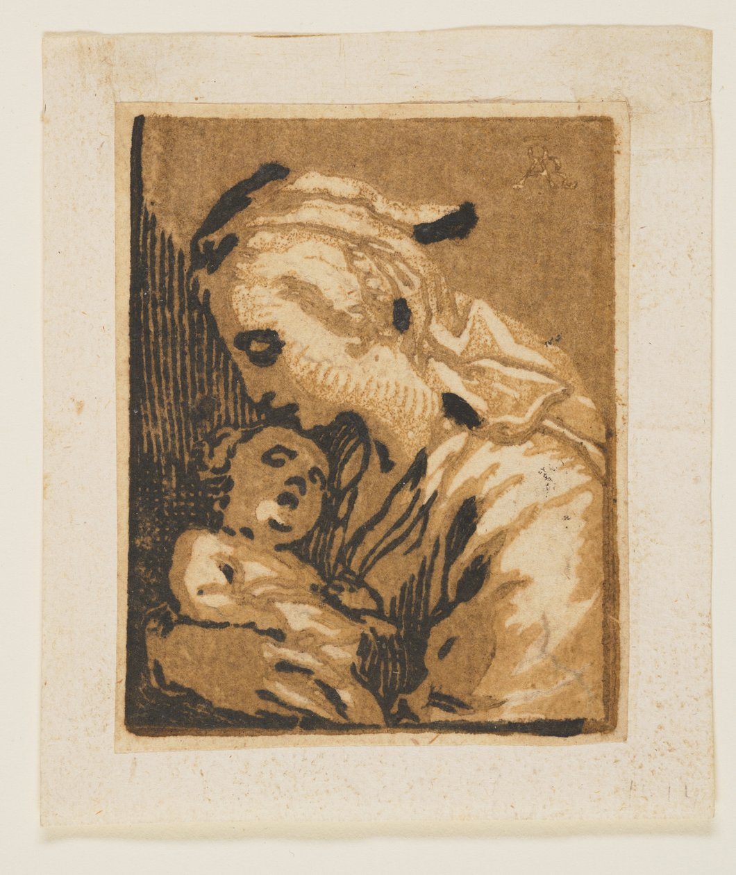 Die Madonna und das Kind von Abraham Bloemaert