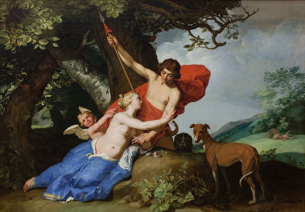 Venus und Adonis von Abraham Bloemaert
