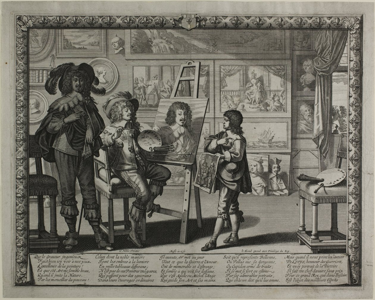 Der edle Maler von Abraham Bosse