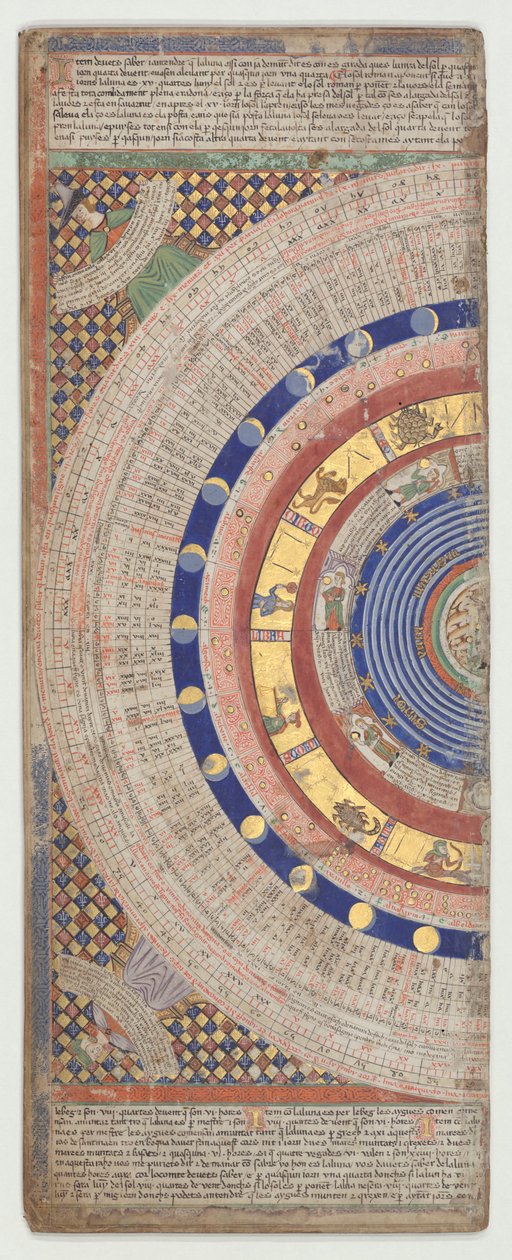 Katalanischer Atlas, Blatt 3 von Abraham Cresques