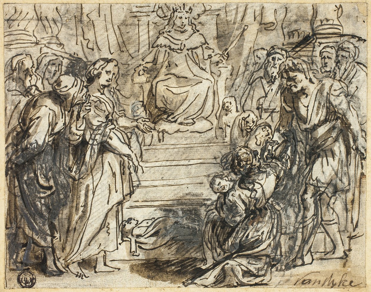 Urteil Salomos von Abraham Jansz. van Diepenbeeck