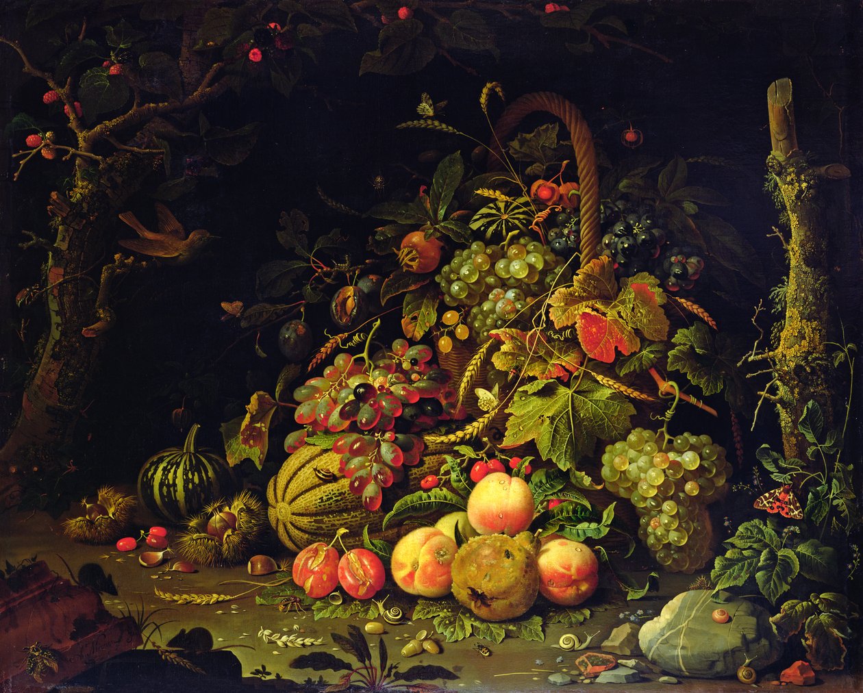 Obstkorb von Abraham Mignon