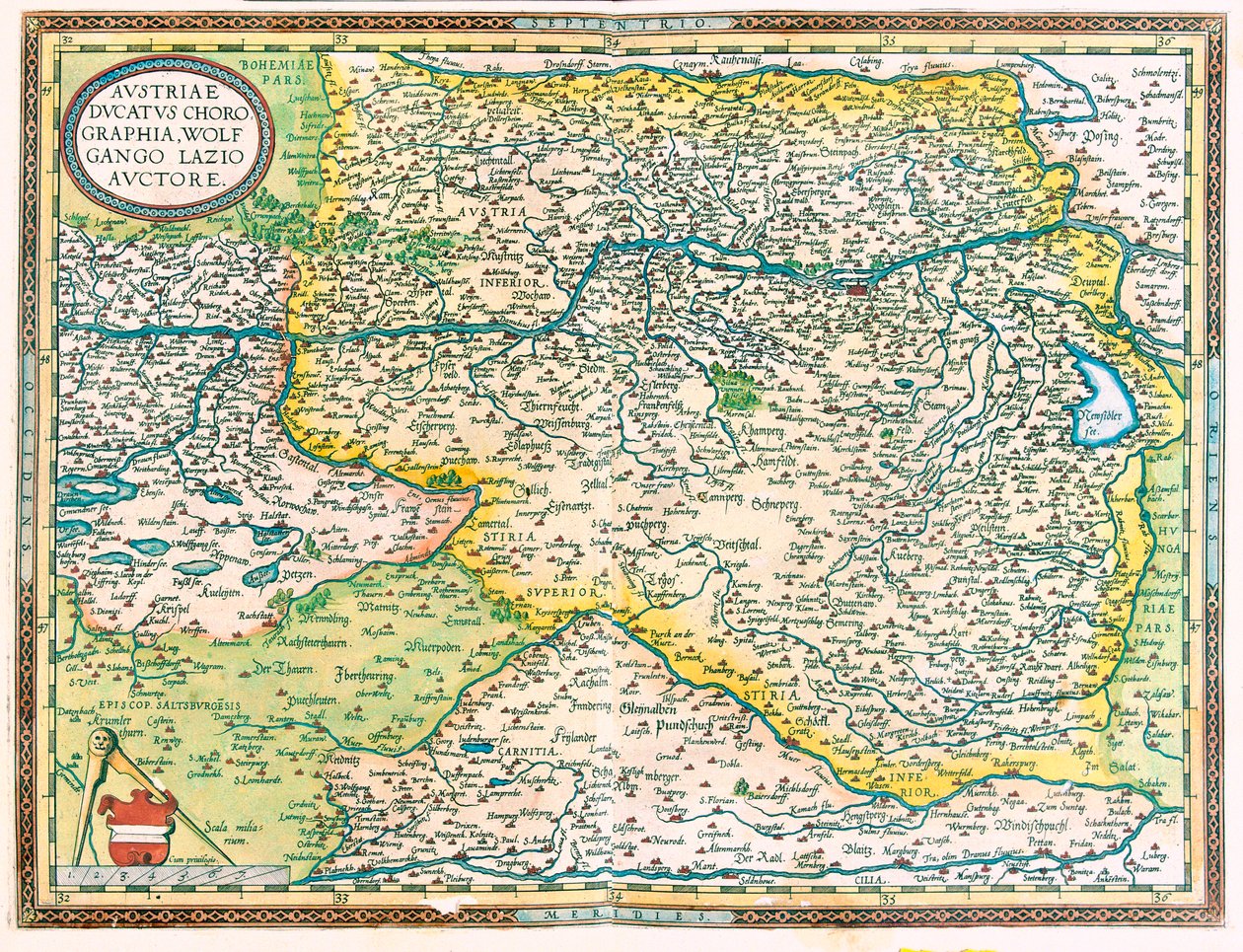 Ostösterreich von Abraham Ortelius