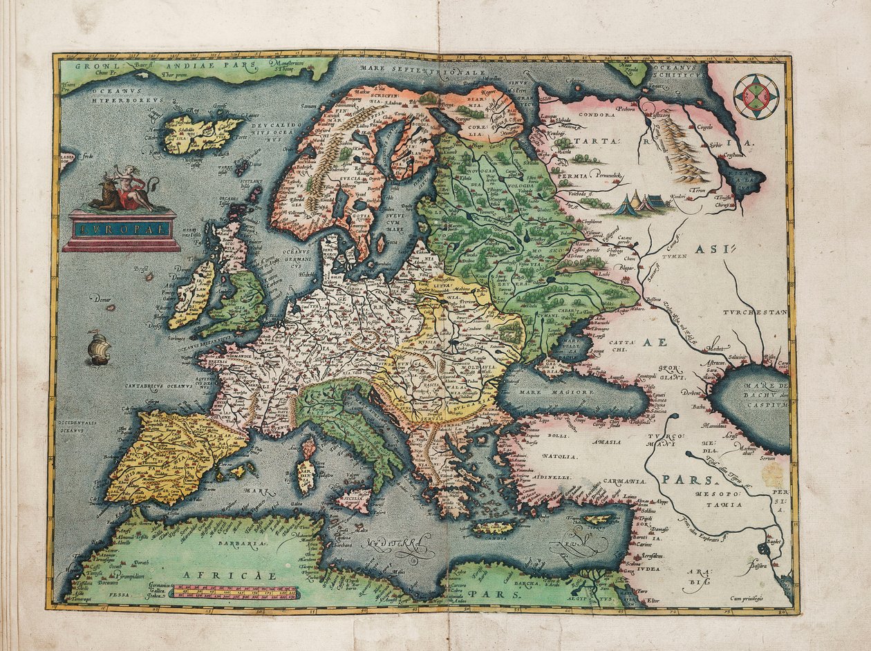Europa von Abraham Ortelius