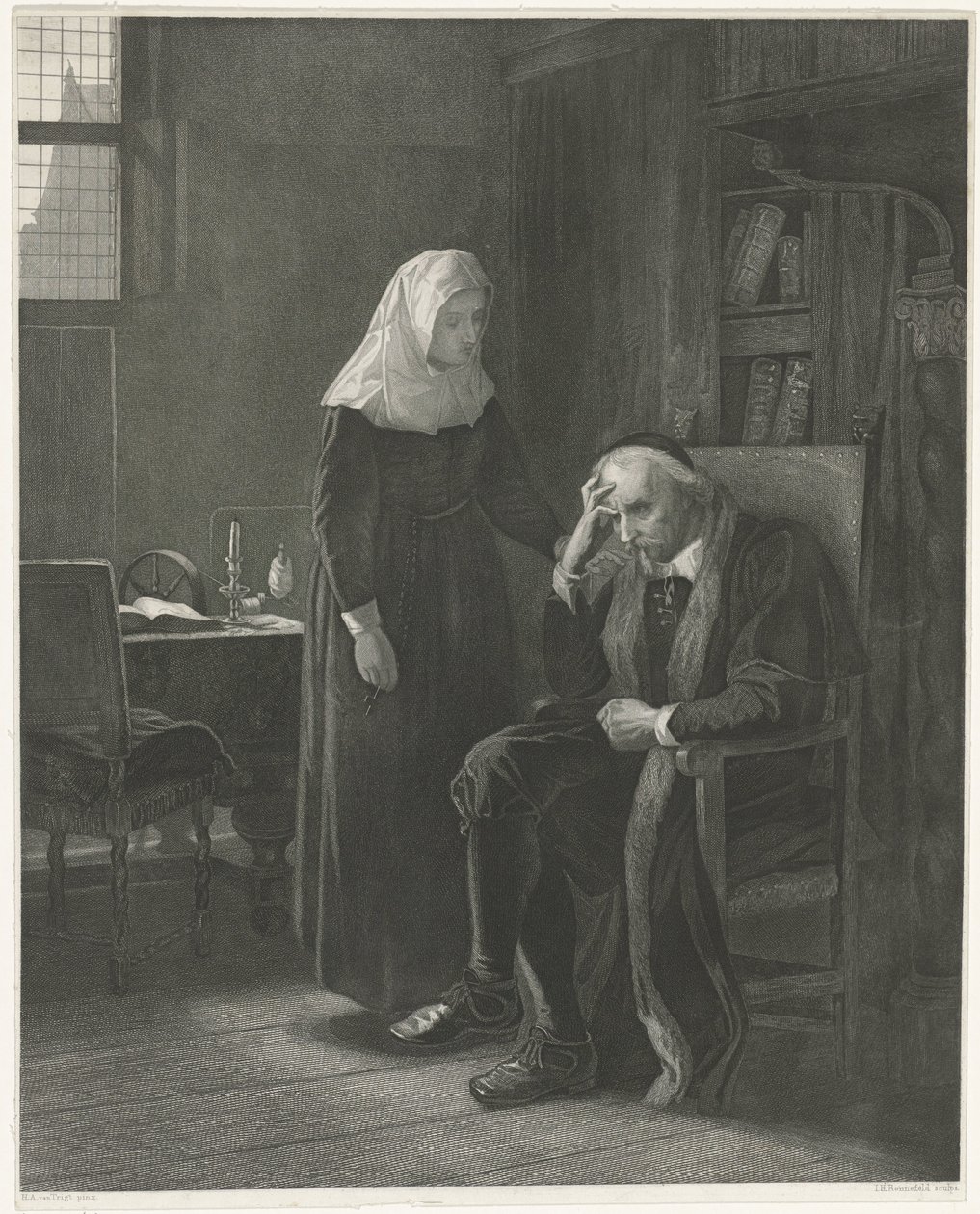 Ansicht von Kleve von Abraham Rademaker