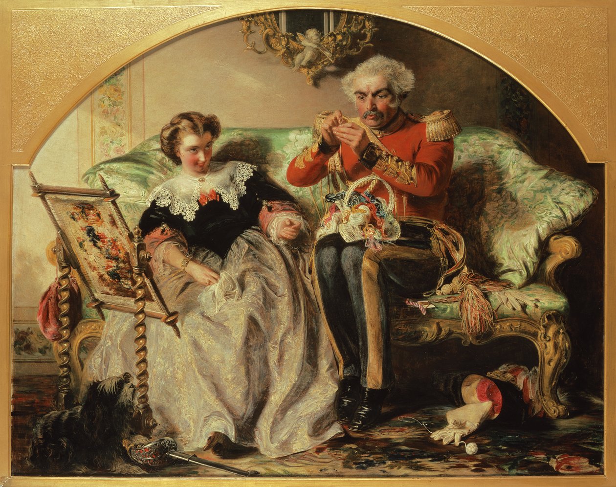 Der Löwe in der Liebe von Abraham Solomon