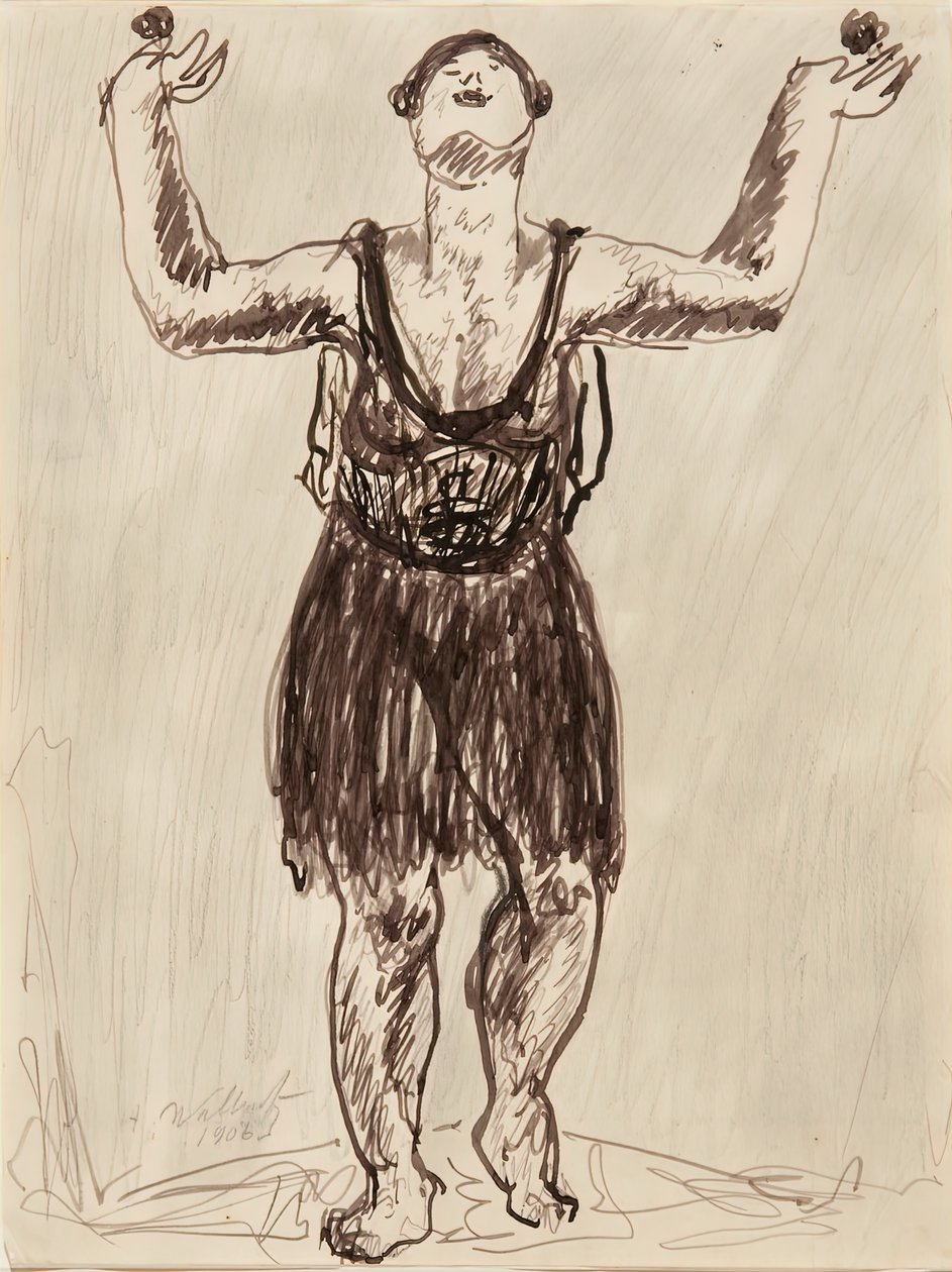 Isadora, 1906 von Abraham Walkowitz