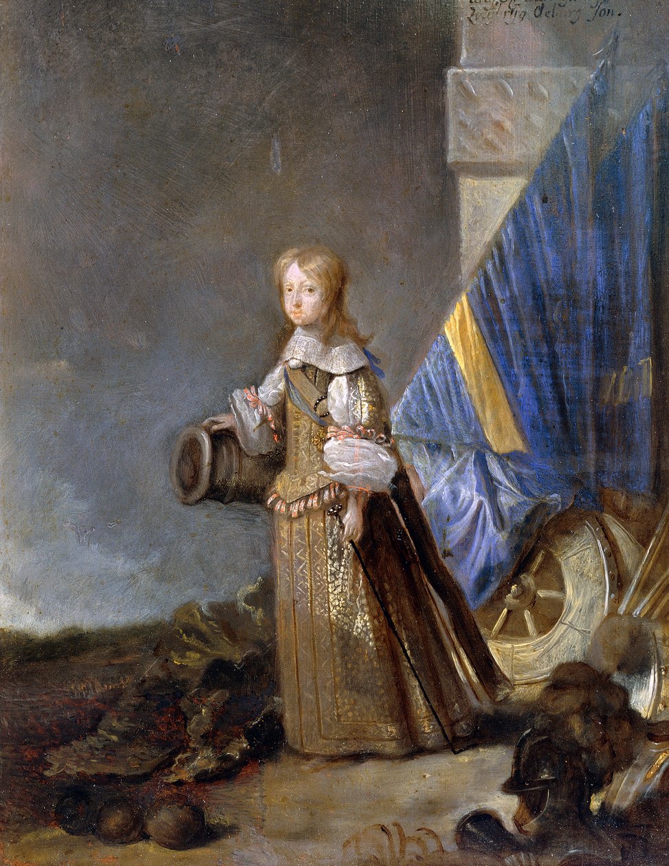 Porträt von Karl XI. (Stockholm) von Abraham Wuchters