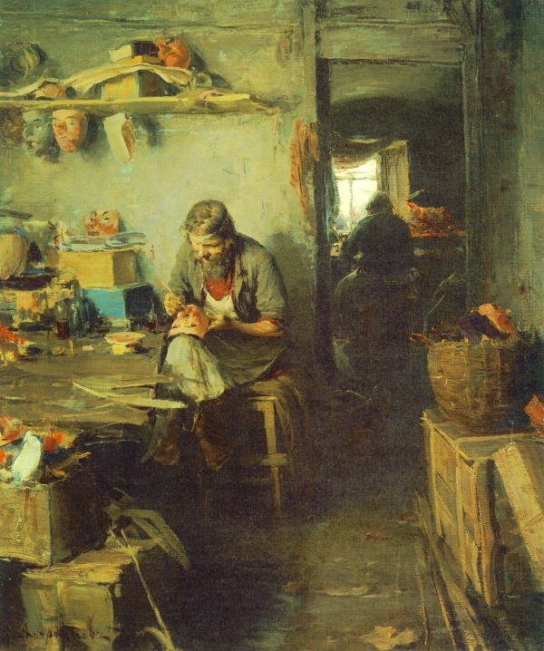 Im Maskenshop von Abram Efimovich Arkhipov