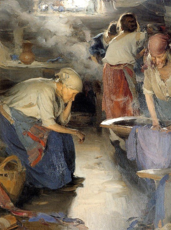 Die Wäscherinnen von Abram Efimovich Arkhipov