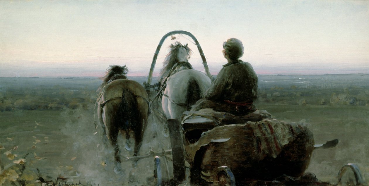 Die Rückreise, 1896 von Abram Efimovich Arkhipov