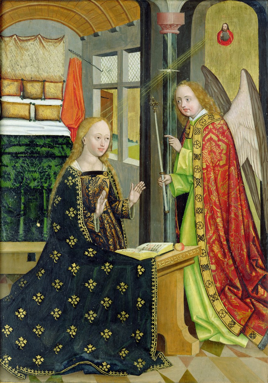 Verkündigung, vom Kuppelaltar, 1499 von Absolon Stumme