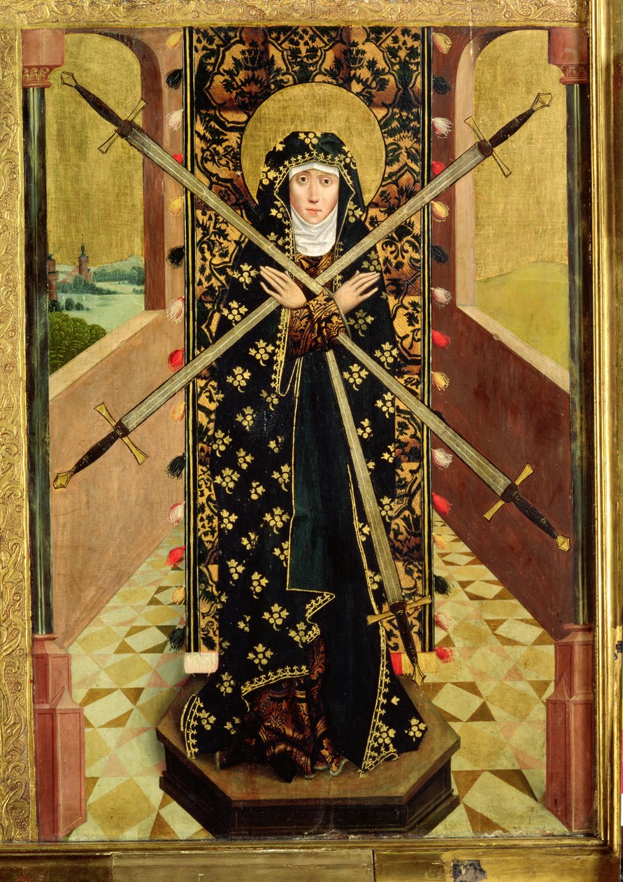 Jungfrau der sieben Schmerzen vom Domaltar, 1499 von Absolon Stumme