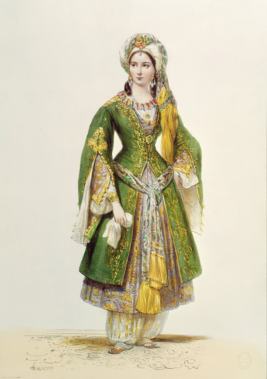 Mademoiselle Rachel (1821-58) als Roxane in 