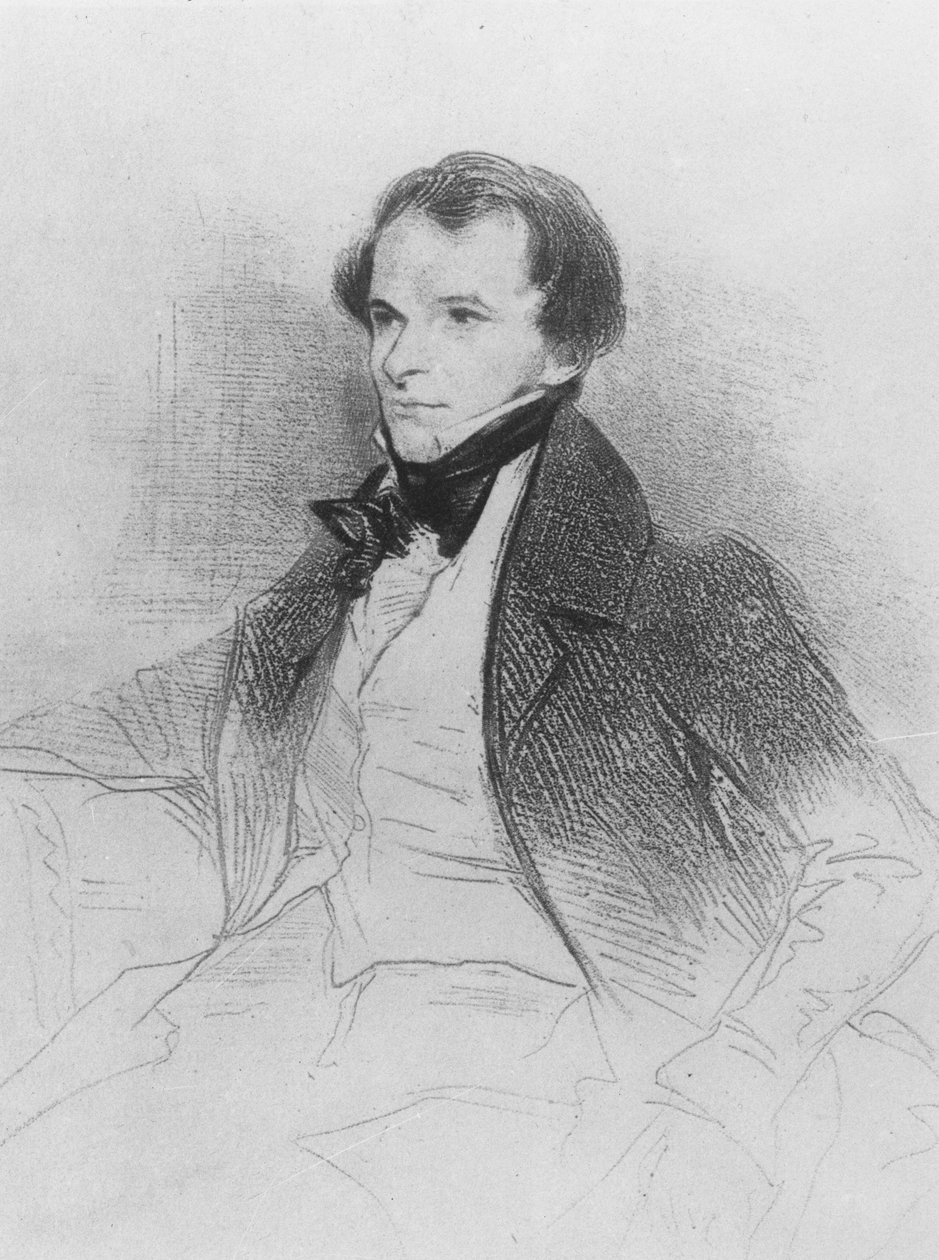 Prosper Mérimée, 1829 von Achille Devéria