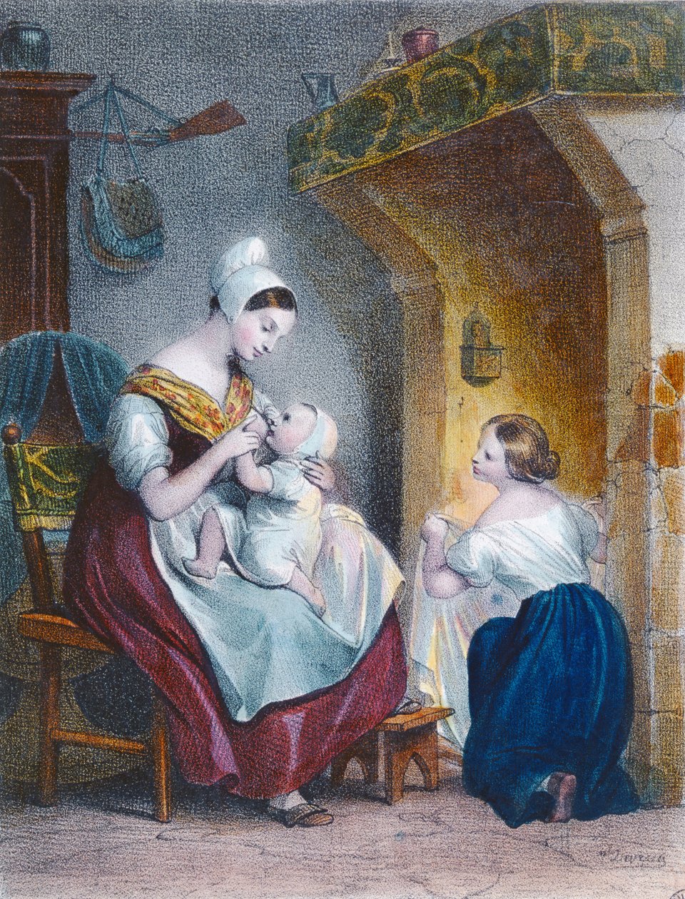Die Amme von Achille Devéria