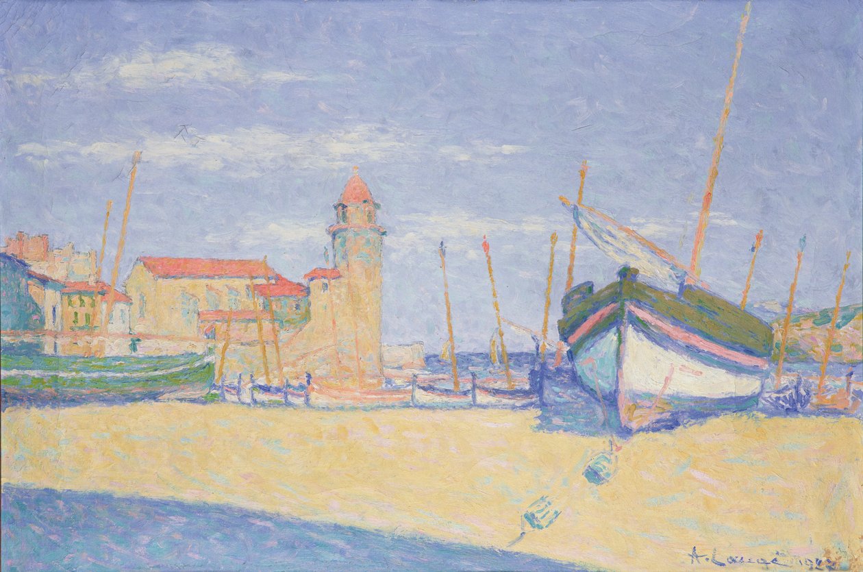 Ansicht von Collioure, 1927 von Achille Lauge