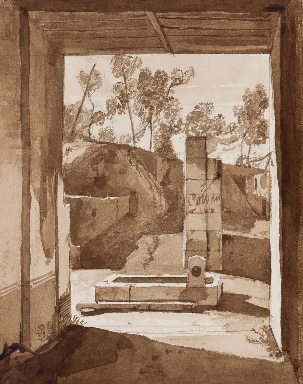 Pompeji, mit Ergänzungen eines Borbone-Schülers von Achille Vianelli