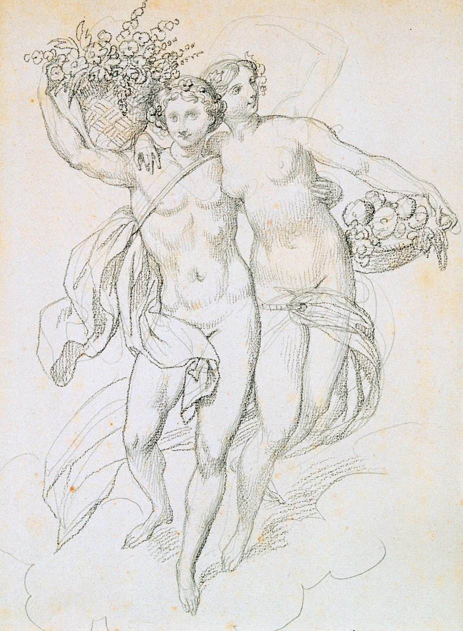 Psyche und Amor von Achille Devéria