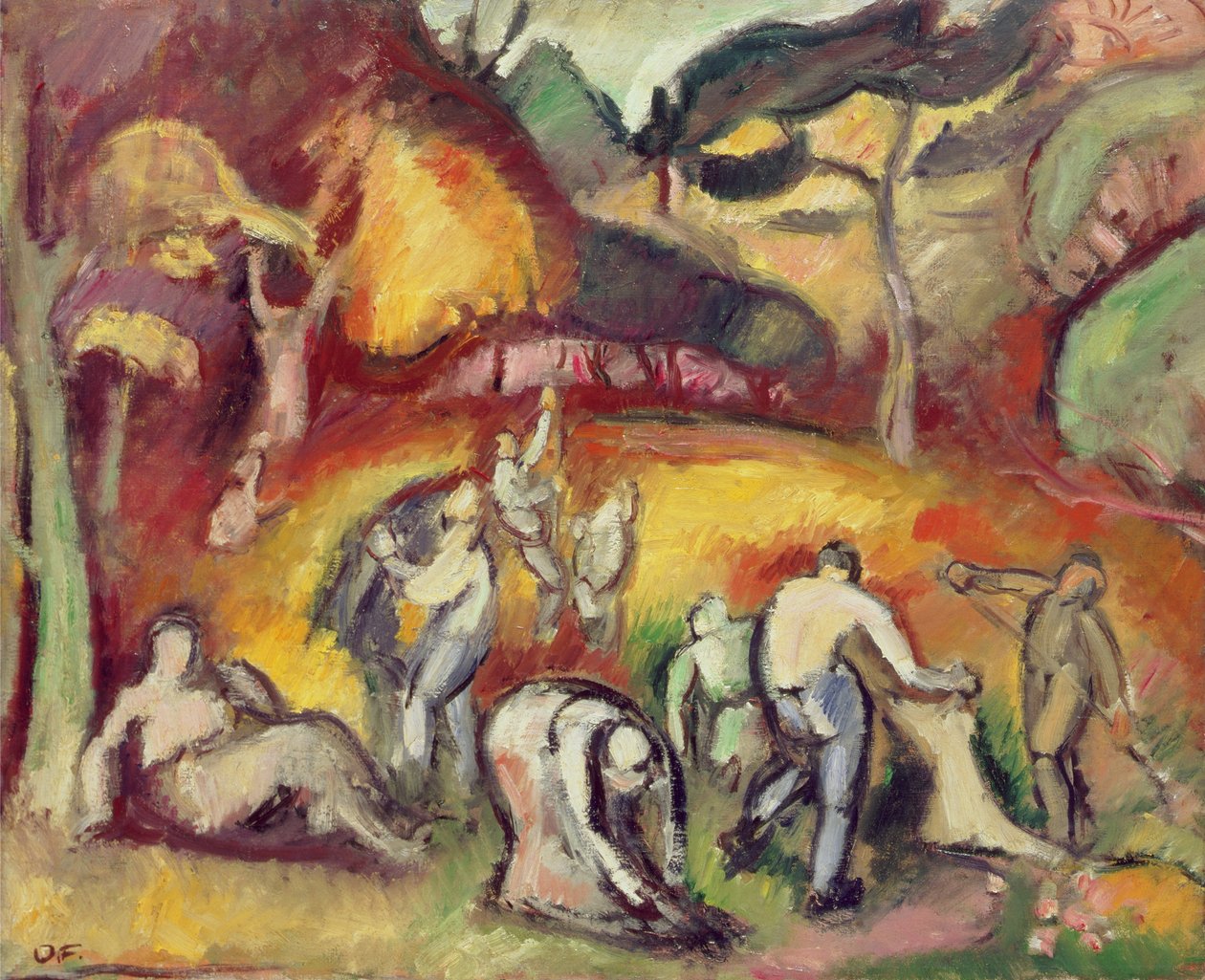 Herbstarbeit von Achille Emile Othon Friesz