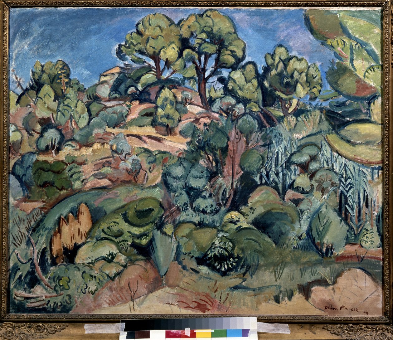 Bäume in Cassis von Achille Emile Othon Friesz