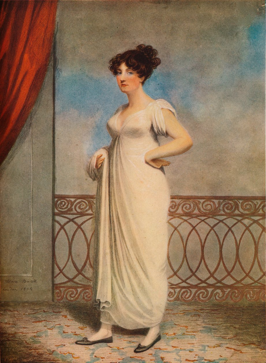 Porträt einer Dame, 1804 von Adam Buck