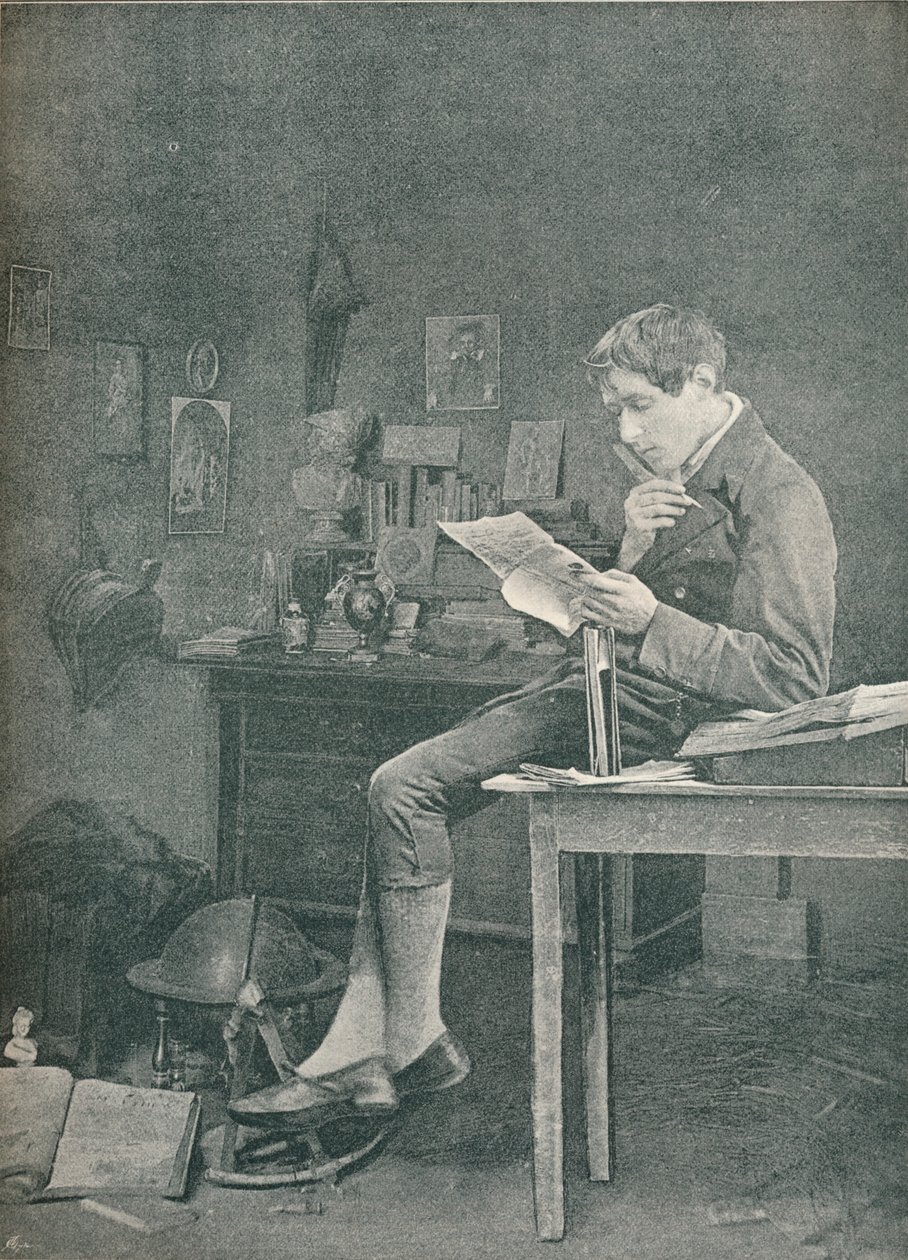 Der Student, ca. 1877 von Adam Diston