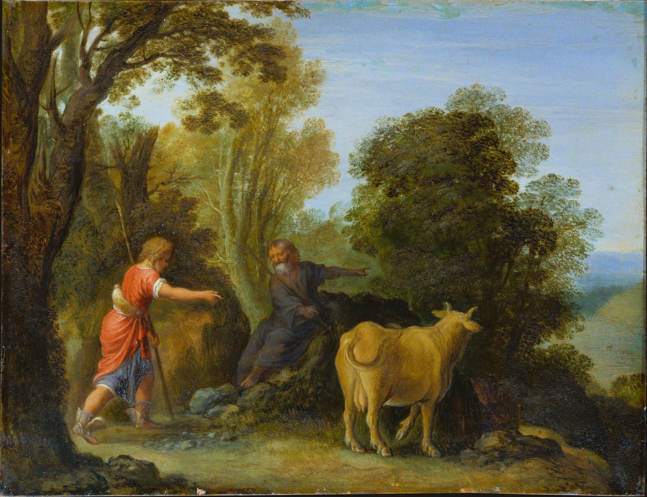 Merkur und Battus von Adam Elsheimer