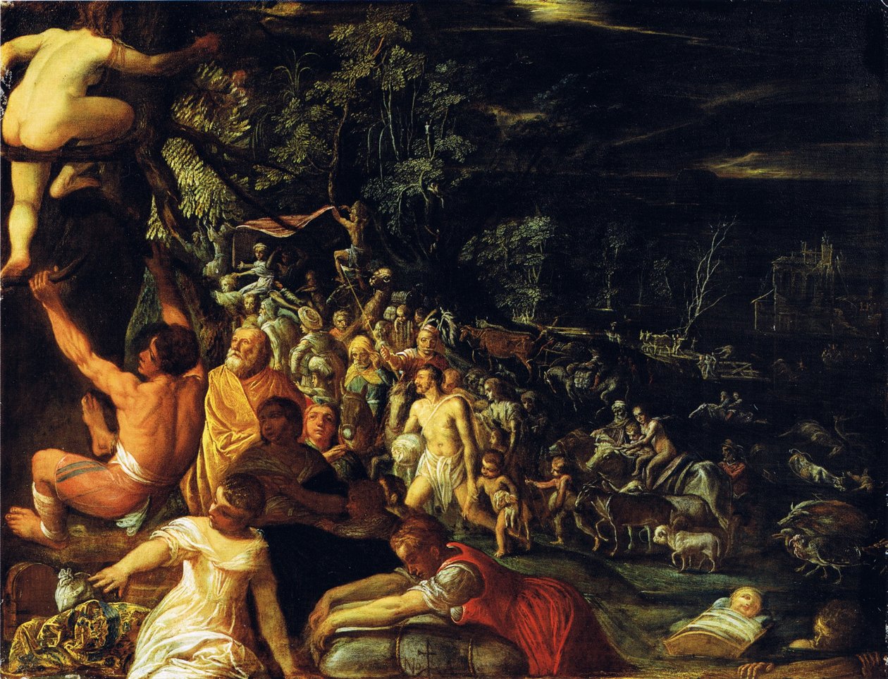 Die Sintflut von Adam Elsheimer