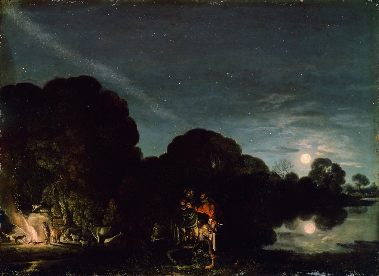 Die Flucht nach Ägypten von Adam Elsheimer