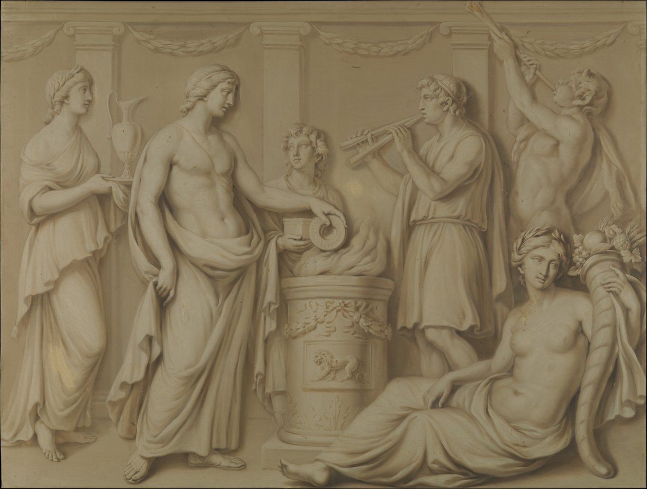 Zeremonielle Szene, 1765-66 von Adam Partnership