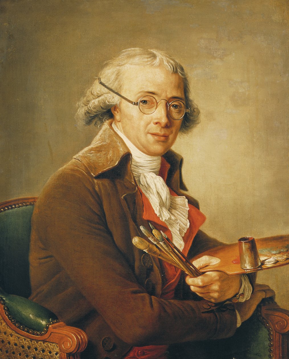 Porträt von Francois-Andre Vincent (1746-1816) von Adelaide Labille Guiard