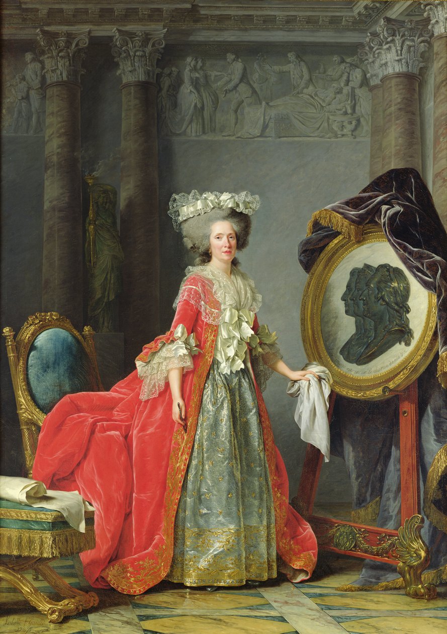 Porträt von Adelaide de France von Adelaide Labille Guiard