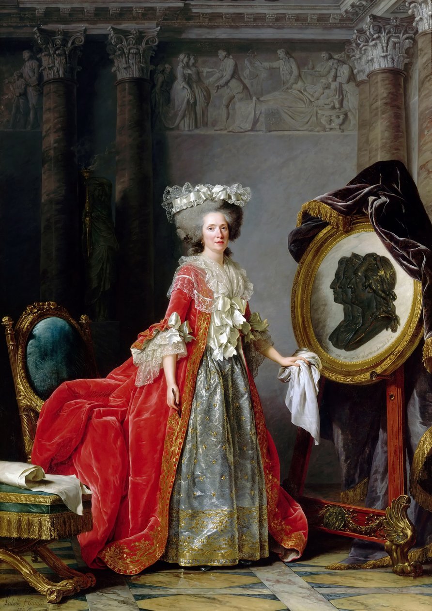 Prinzessin Marie Adélaïde von Frankreich 1732-1800 von Adelaide Labille Guiard