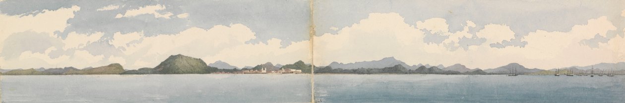 Panama, März 1850 von Admiral Sir Edward Gennys Fanshawe