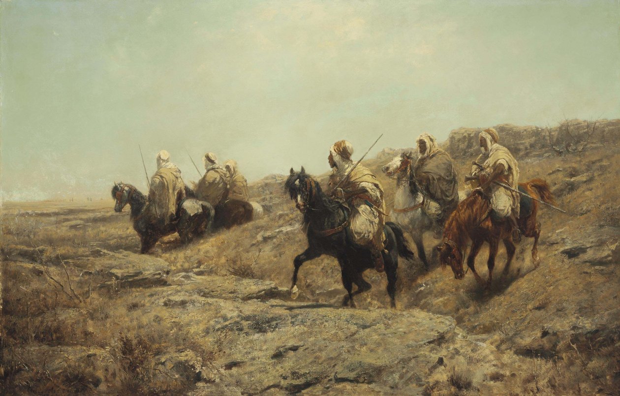 Arabische Krieger von Adolf Schreyer