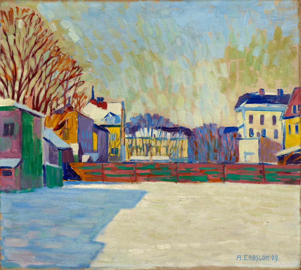 Märzsonne von Adolf Erbslöh