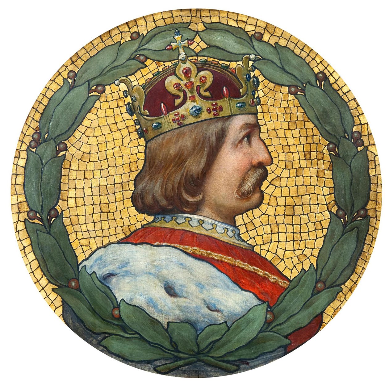 Georg von Podiebrad, 1900 von Adolf Liebscher
