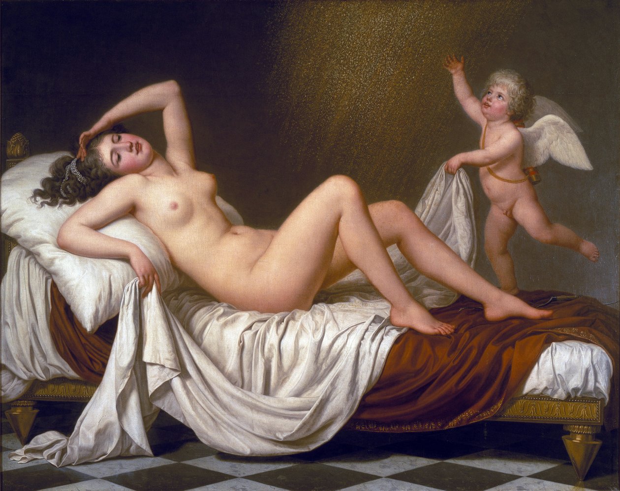 Danae und der Goldregen von Adolf Ulrich Wertmuller