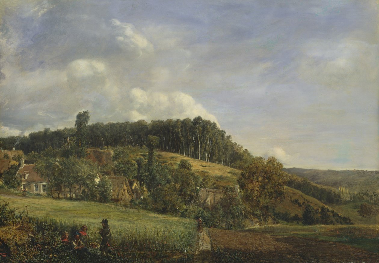 Landschaft in Norddeutschland von Adolf Vollmer