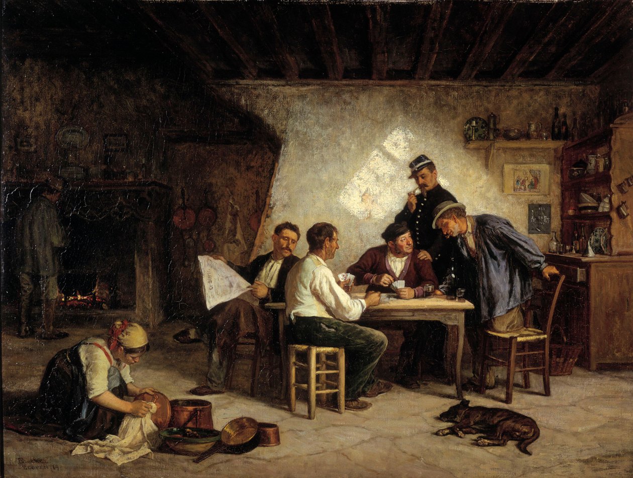 Ein Spiel Piquet von Adolf von Becker