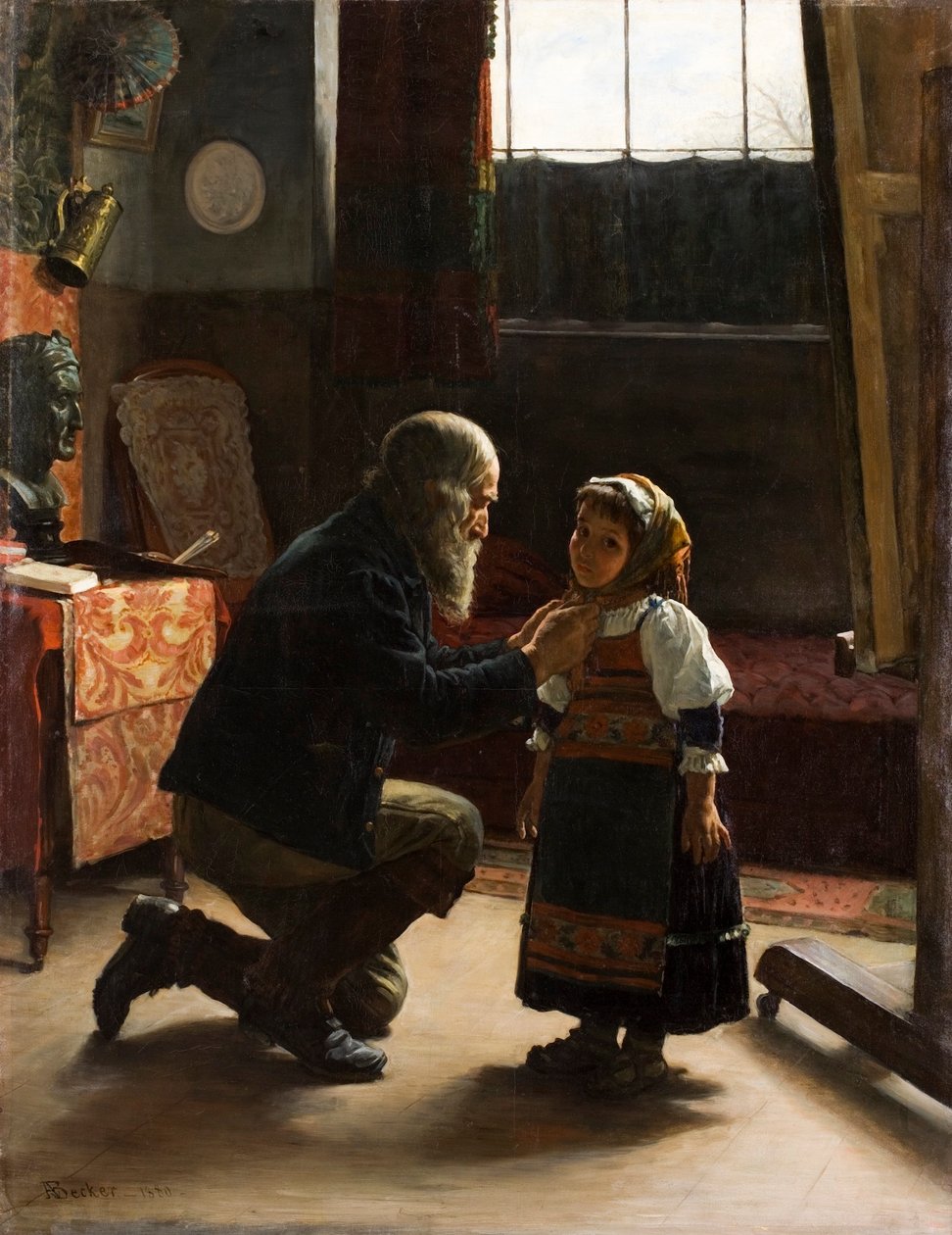 Nach dem Modellieren von Adolf von Becker