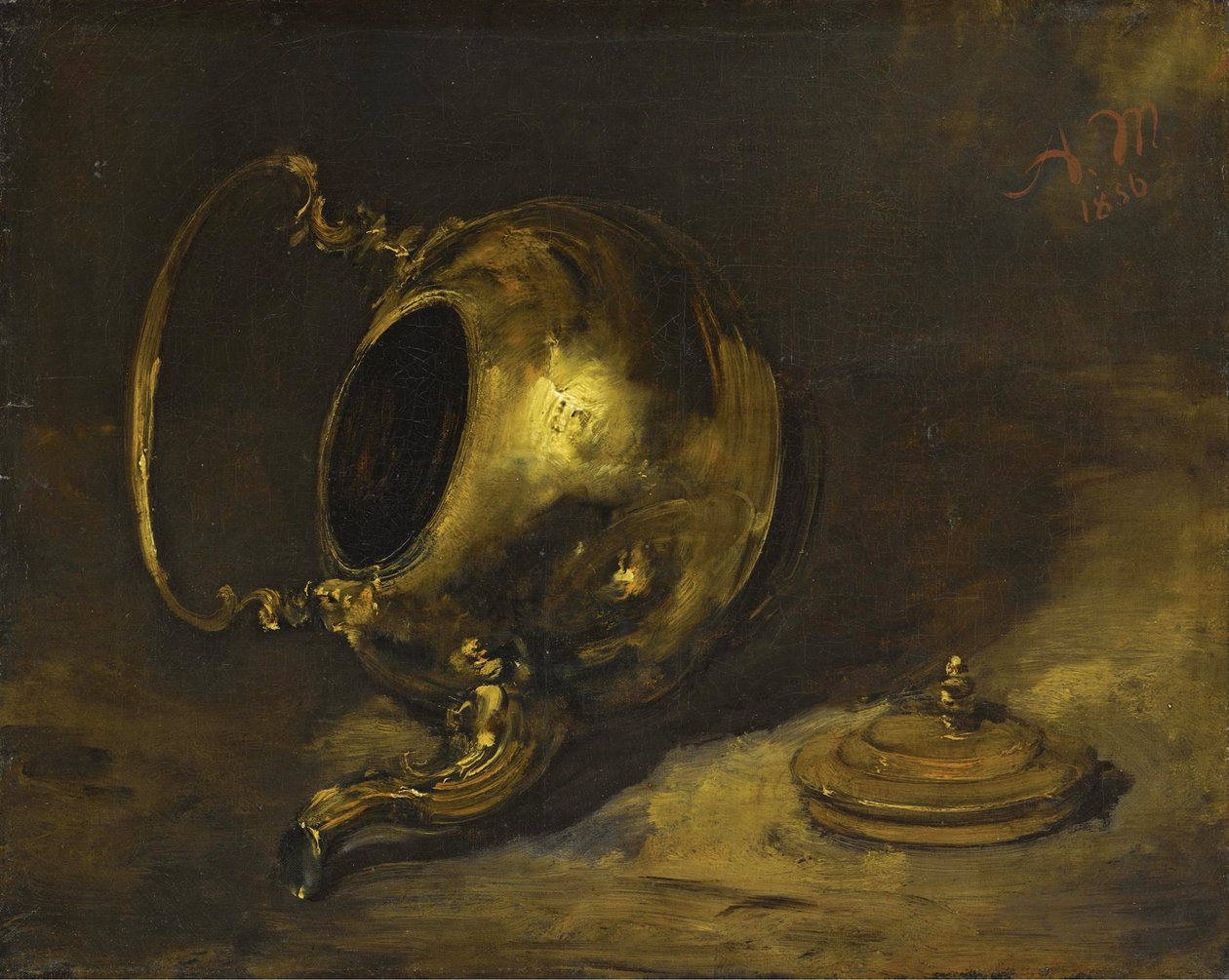 Umgestürzter Teekessel von Adolph Menzel