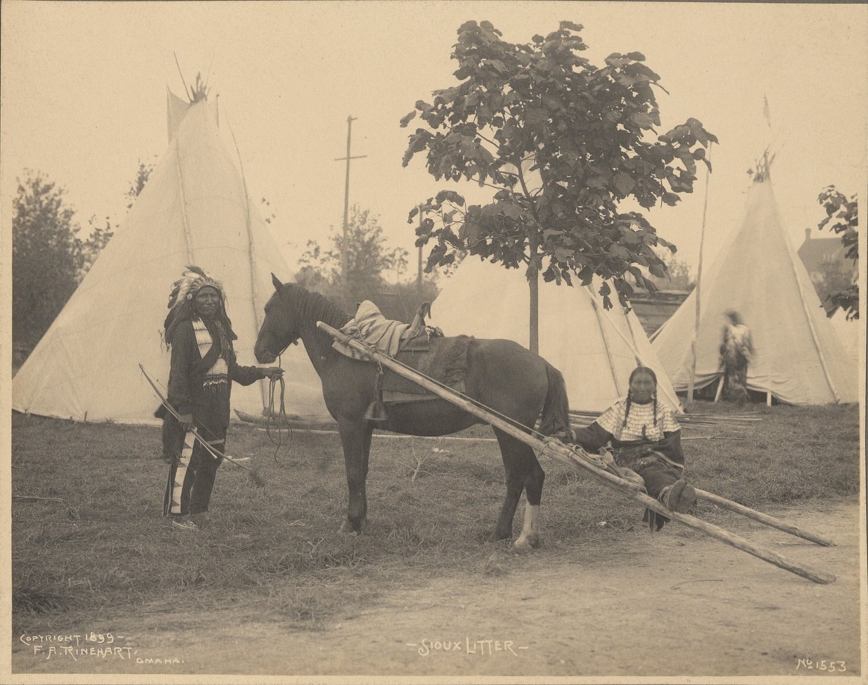 Sioux-Trage von Adolph F. Muhr