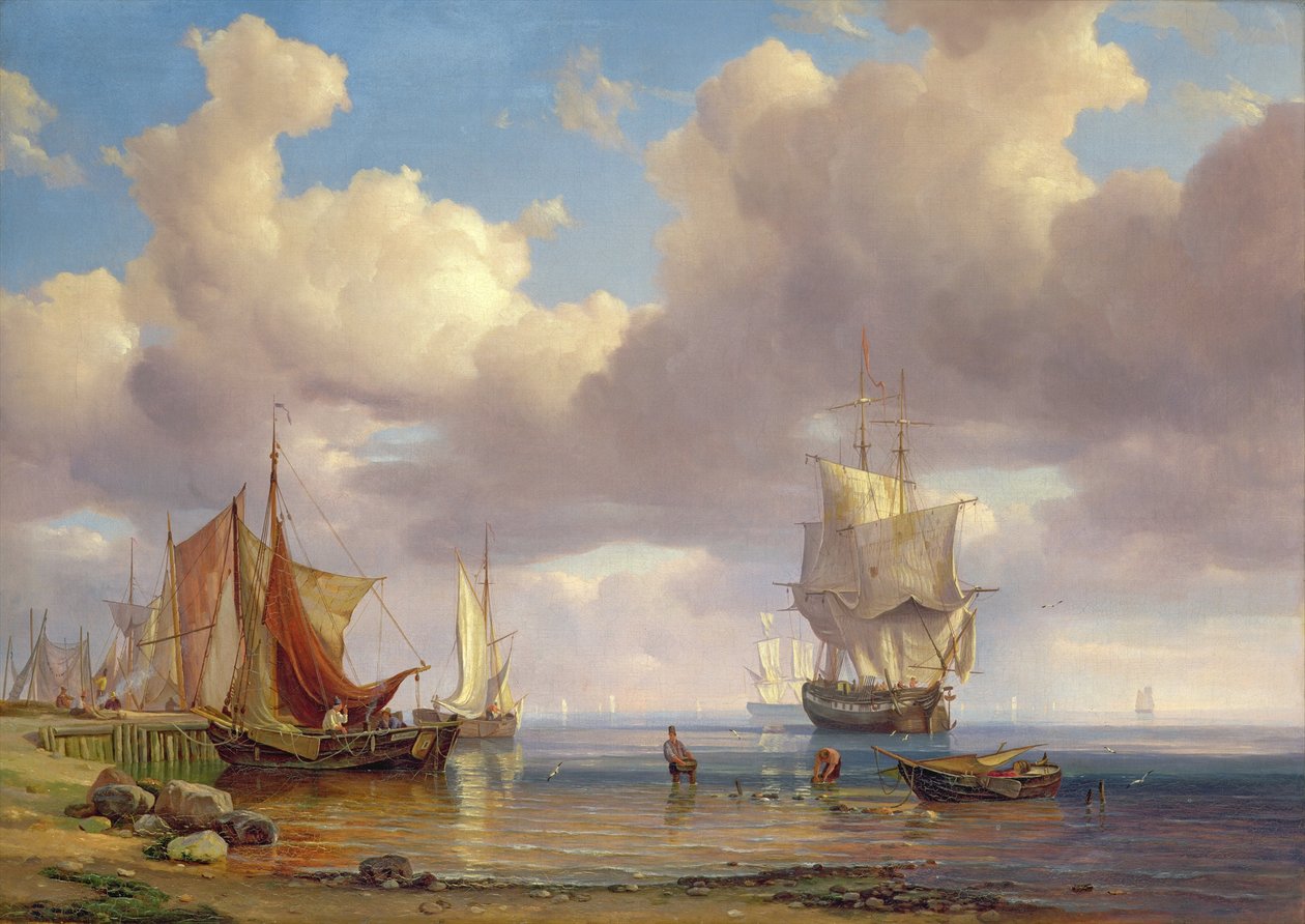 Ruhige See von Adolph Friedrich Vollmer
