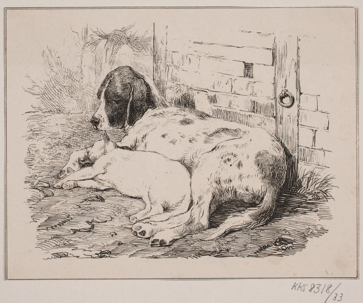 Die zwei Freunde von Johan Adolph Kittendorff
